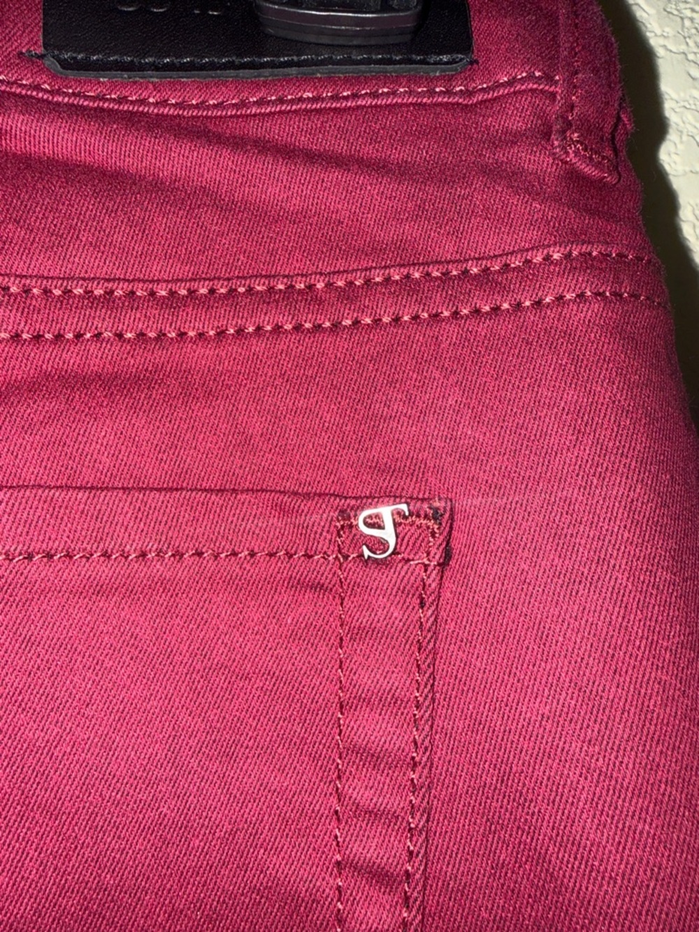 Supertrash Burgundy Skinny Pants - Picture 6 of 6